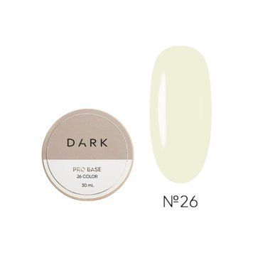 Камуфлююча база DARK PRO Base 26 фарфоровий молочний, 30 мл DPRO2630 фото