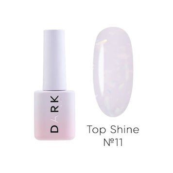 Камуфлюючий топ для нігтів DARK Shine Top №11, лавандовий з шимером, 10 мл DShineTop11 фото