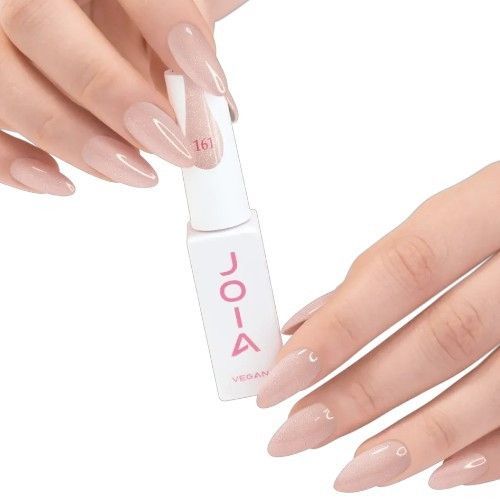 Гель-лак JOIA Vegan 161, светло-персиковый с шиммером, 6 мл JV161 фото