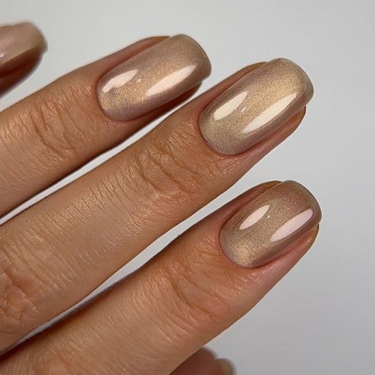 Гель-лак кошачий глаз Dark Gel Polish Cat Eye №12  бежевый, 6 мл DCATEYE1210 фото