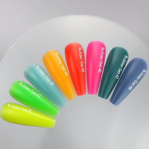 Гель для нарощування NAILS OF THE DAY Builder Gel 41 лимонний, 15 мл NDBG41 фото