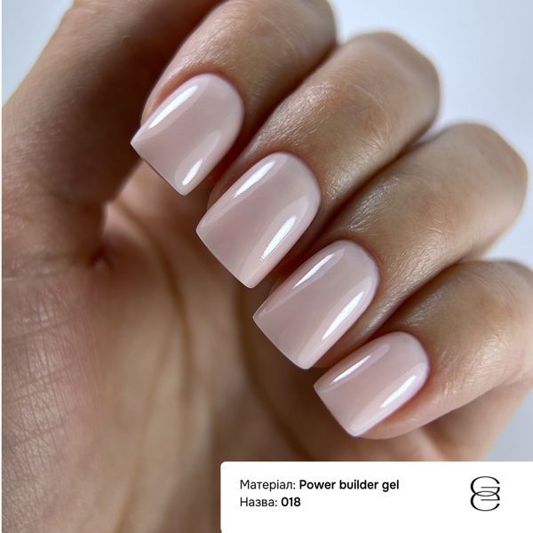 Гель для наращивания GEMELY Power Builder gel 018 | Павер Билдер Гель 018 бежево-персиковый, 15 мл GPBG18 фото
