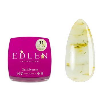 Гель для наращивания Edlen Flower Yogurt Edlen № 91, 15 мл BGEDLFG091 фото