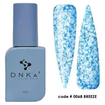 Камуфлююча база DNKa Cover Base #0068 Breeze блакитна, 12 мл KBD0068 фото