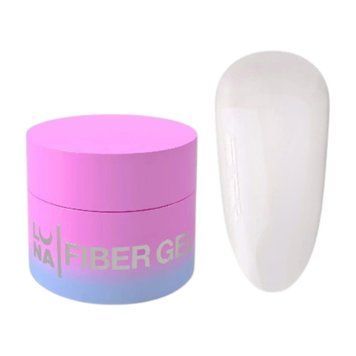 Гель для ремонта трещин LUNAmoon Fiber Gel No1 прозрачный, 5 мл FGLuna01 фото