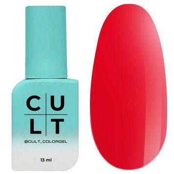 Гель-лак CULT Gel Polish №113 Mira, червоний, 13 мл CULT113 фото