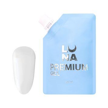 Гель для наращивания LUNAmoon (рефил) Premium Gel 1 прозрачный, 100 мл GPLUNA1100 фото