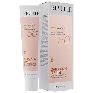 Флюид солнцезащитный для лица REVUELE Daily Sun Fluid SPF 50+, 40 мл KOSRVL30 фото
