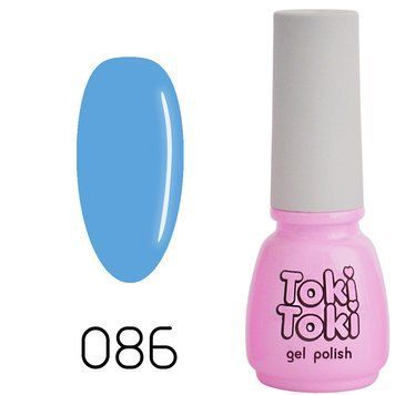 Гель-лак Toki Toki 086, 5 мл, волошковий TT086 фото