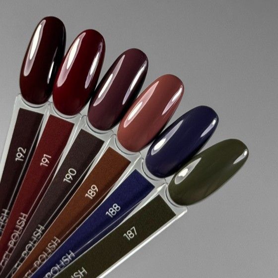 Гель-лак Dark Gel Polish №192 темно-бордовый, 6 мл DGP61926 фото