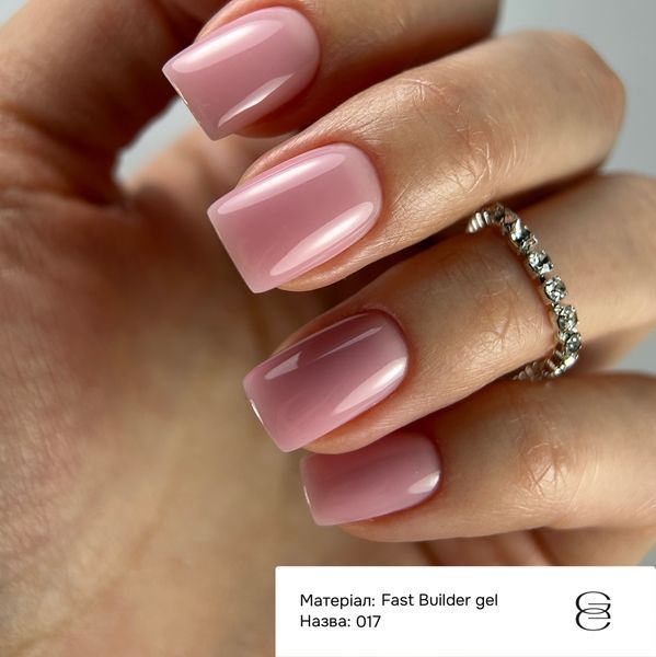 Гель для нарощування GEMELY Fast Builder gel 17 / Фаст Білдер гель 17, рожева півонія, 15 мл GFBG1715 фото