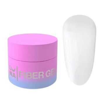 Гель для ремонта трещин LUNAmoon Fiber Gel No2 молочный, 5 мл FGLuna02 фото