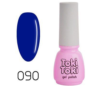 Гель-лак Toki Toki 090, 5 мл, яскраво-синій TT090 фото