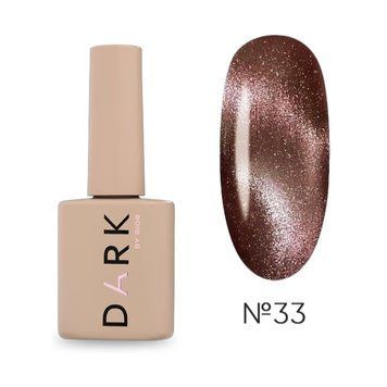 Гель-лак кошачий глаз Dark Gel Polish Cat Eye №33 коричневый, 6 мл DCATEYE3306 фото