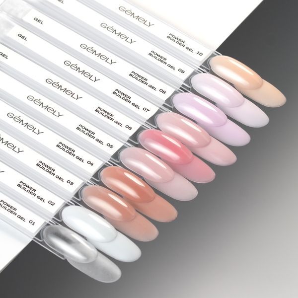 Гель для нарощування GEMELY Power Builder gel 010 | Павер Білдер Гель 010 бежево-пісочний, 15 мл GPBG10 фото