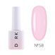 Гель-лак Dark Gel Polish №58 пудрово-розовый, 6 мл DGP5806 фото 1