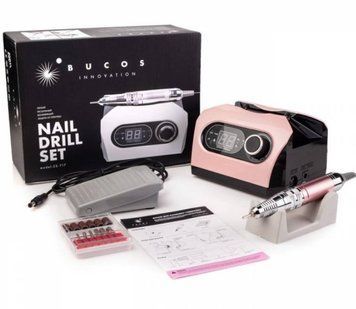 Фрезер BUCOS Nail Drill ZS-717 PRO 35000 об/хв, 65 Вт, рожевий F49 фото