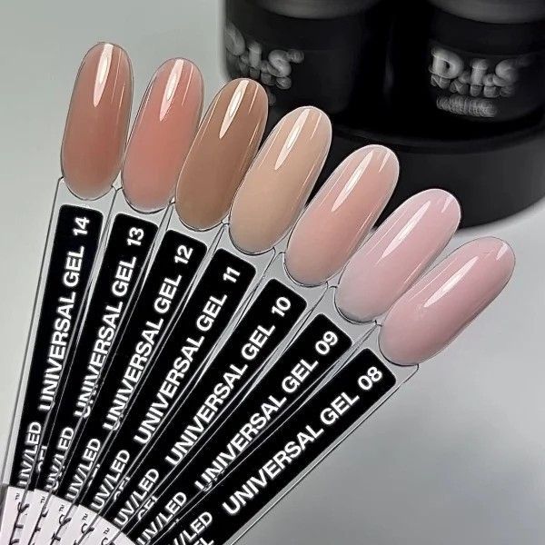 Гель для нарощування D.I.S Nails Universal Gel № 10, бежево-рожевий, 28 г GDISUG010 фото