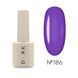 Гель-лак Dark Gel Polish №186 синьо-фіолетовий, 6 мл DGP61866 фото 1