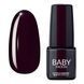 Гель-лак BABY MOON Burgundy Gel polish №10 брусничний темний, 6 мл