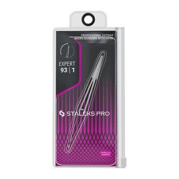 Твизеры профессиональные с крючком для кутикулы STALEKS PRO EXPERT 93 TYPE 1 NK21 фото