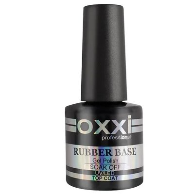 База для гель-лаку OXXI Professional Rubber Base, 15 мл (каучуковая) B21 фото