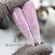 Гель-лак "Черный снег" SAGA Professional Black Snow 04 нежно-розовый с черными точечками, 9 мл SGBS04 фото 2