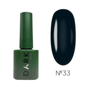 Гель-лак Dark Gel Polish №33 глубокий темно-зеленый, 6 мл DGP3306 фото