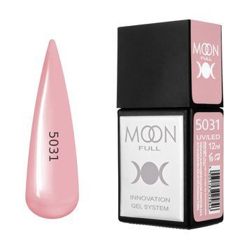 Гель-лак MOON FULL Amazing Color Gel polish №5031 рожево-бежевий, 12 мл AMFC5031 фото