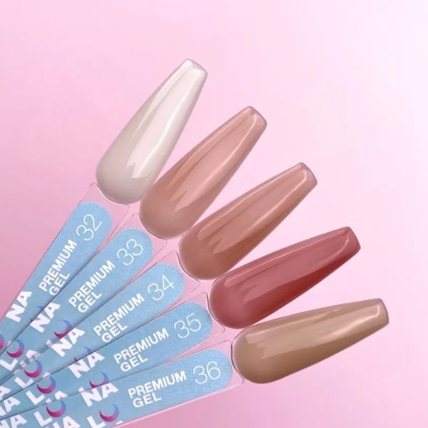 Гель для наращивания LUNAmoon Premium Gel 32, светло-серый, 50 мл GPLUNA5032 фото