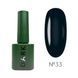 Гель-лак Dark Gel Polish №33 глибокий темно-зелений, 6 мл DGP3306 фото 1