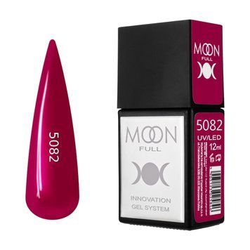 Гель-лак MOON FULL Amazing Color Gel polish №5082 червоний холодний , 12 мл AMFC5082 фото