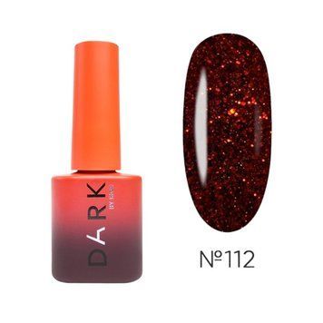 Гель-лак Dark Gel Polish №112 бордовый с блестками, 6 мл DGP11206 фото
