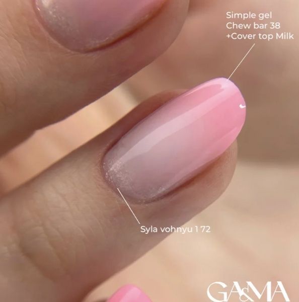 Гель GA&MA Simple Gel 038 Ч'ю Бар, 15 мл GGASI3815 фото