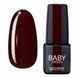Гель-лак BABY Moon Dance Diamond №10 шоколадно-вишневий із дрібним шиммером, 6 мл