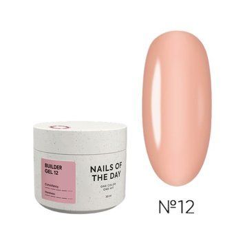 Гель для нарощування NAILSOFTHEDAY Builder Gel 12 нюдово-рожевий, 30 мл NDBG12 фото