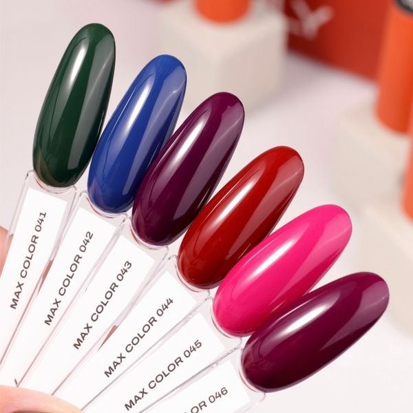 Гель-лак GEMELY ex GA&MA Max Color 44 | Макс Колор 44 гранатовий, 6 мл GMMC44 фото