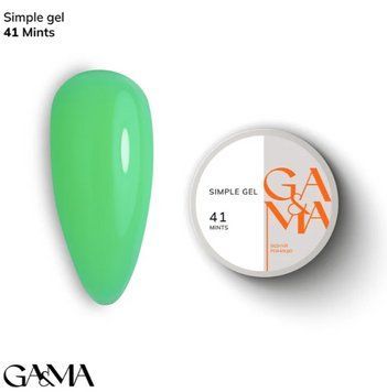 Гель GA&MA Simple Gel 041 Минтс, 15 мл GGASI4115 фото