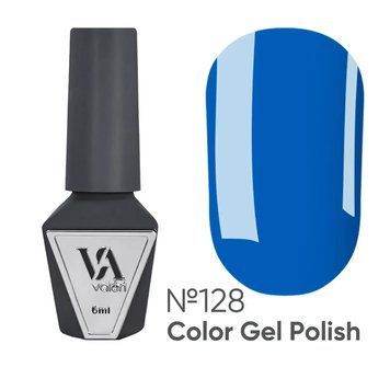 Гель-лак Valeri Color №128 темно-голубой, 6 мл GVA128 фото