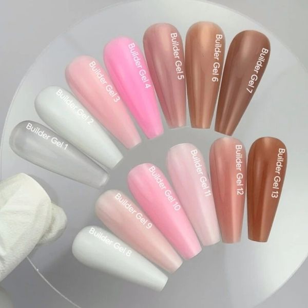 Гель для наращивания NAILS OF THE DAY Builder Gel 13 тёмно-карамельный, 30 мл NDBG13 фото