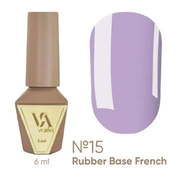 Камуфлююча база Valeri Rubber Base French 15 фіолетовий, 6 мл KBV15 фото