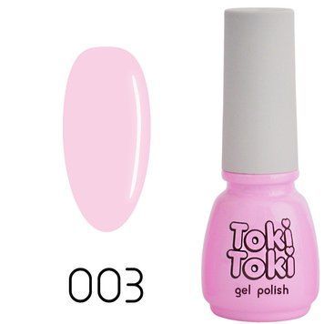 Гель-лак Toki Toki 003, 5 мл, рожевий зефір TT003 фото