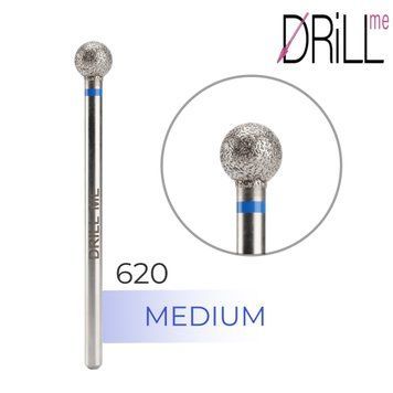 Фреза алмазная DRILL ME №620 Шар 4.1 мм, синяя насечка DRILLME620 фото
