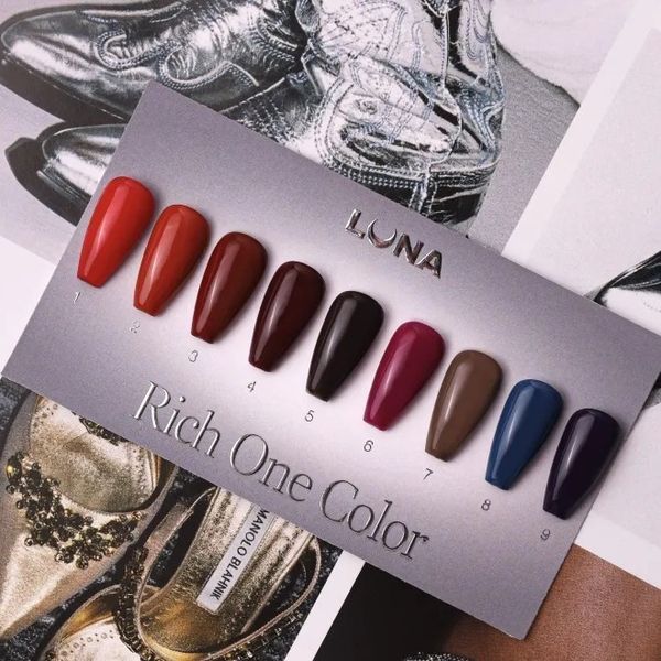 Гель-лак LUNAmoon Rich One Color № 09, насыщенный фиолетовый 8 мл LUNAROC09 фото