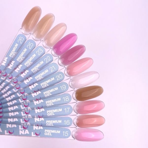 Гель для наращивания LUNAmoon Premium Gel 23 нежно-бежевый, 50 мл GPLUNA5023 фото