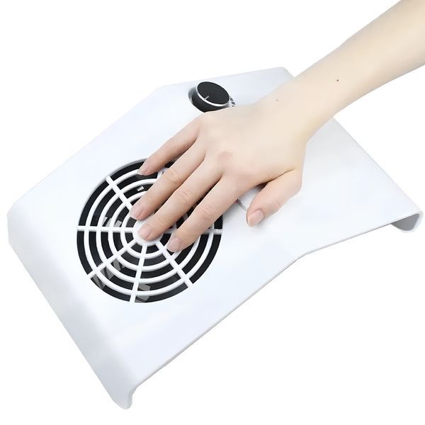 Вытяжка для маникюра Nail Dust Collector 858-2 белая, 80 Вт V88 фото