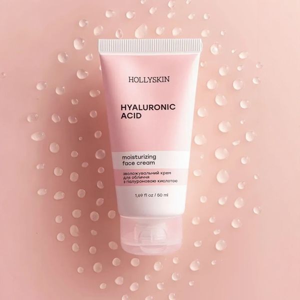 Зволожувальний крем для обличчя HOLLYSKIN Hyaluronic Acid з гіалуроновою кислотою, 50 мл KOSHS40 фото