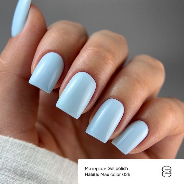 Гель-лак GEMELY Max Color 025 | Макс Колор 025 пастельний м&rsquo;ятно-блакитний, 6 мл GMMC25 фото