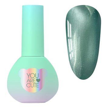 Гель лак кошачий глаз YOU ARE CUTE Color Seoul Cat Eye №5, мятно-зеленый, 5 мл YACCE05 фото