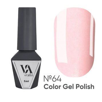 Гель-лак Valeri Color №64 кремово-бежевый с шиммером, 6 мл GVA064 фото